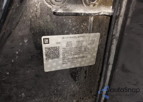 2019 Chevrolet Malibu Lt z USA, uszkodzony, nr VIN 1G1ZD5ST7KF119852